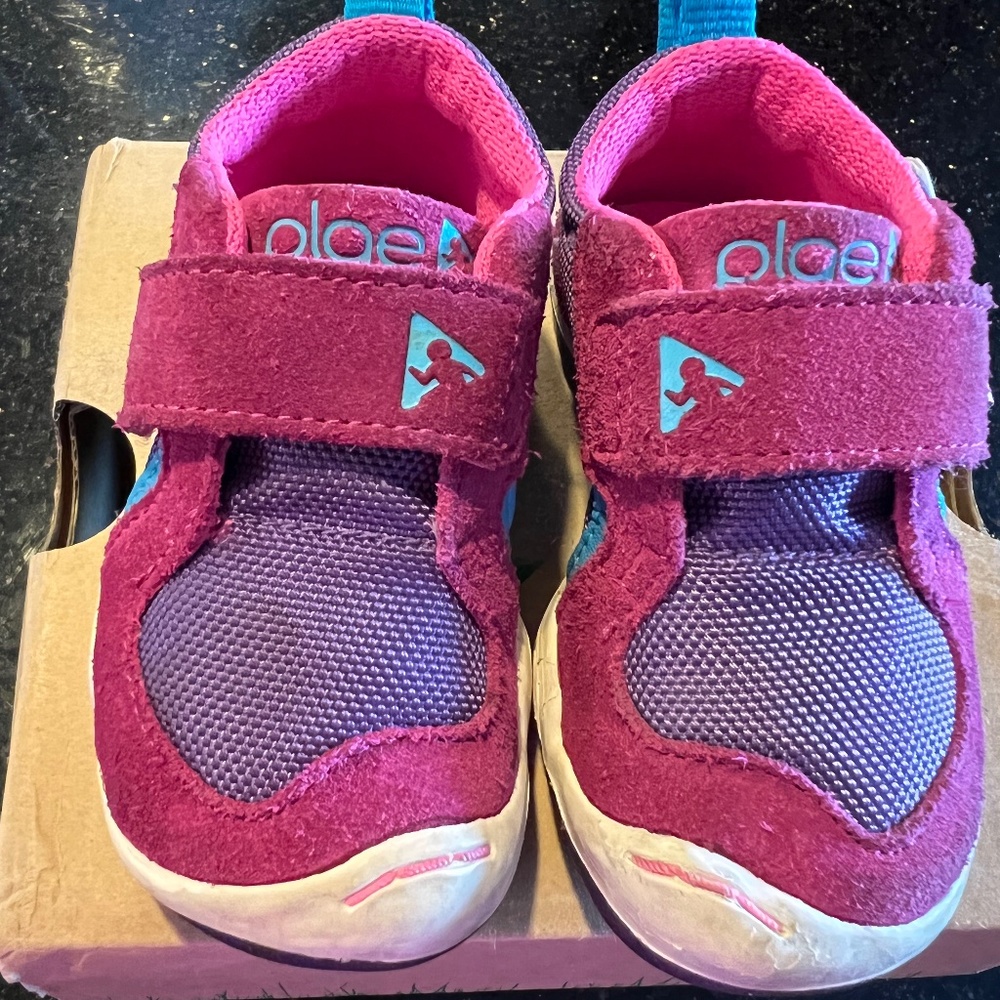Purple/Pink Plae Toddler Girl Shoes